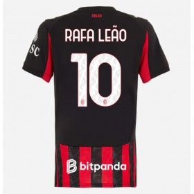 Damen Fußballbekleidung AC Milan Rafael Leao #10 Heimtrikot 2025-26 Kurzarm